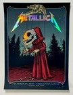 Metallica Poster Albany Ny 10 29 18 Official Signed Ap Silkscreen Foil  rare 