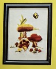 Open Complete Spinnerin Stitchery Mushrooms St 851 Size 7  X 9 