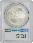 1990-w Eisenhower Ike Silver Commemorative Dollar Ms70 Pcgs Mint State 70
