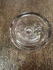 Antique Funnel Ink Well Glass Inkwell And Pen No Spill Calligraphy Primitive