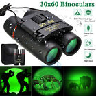 30x60 Zoom Binoculars Day night Vision Travel Outdoor Hd Hunting Telescope Bag
