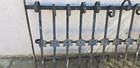 Antique Victorian Iron Gate Window Garden Fence Architectural Salvage Door -a