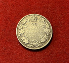 Canada 1917 25 Cents Silver Coin Km 24 T4813