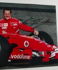 Michael Schumacher Signed 8x10 Ferrari F1 Photo Autograph Beckett Bas Coa