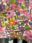 Rare 60s 70s Pop Art Love   Flower Power Vintage Sleeping Bag 74x 32  Made Usa