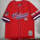 Bigboy Gear Nlbm New York Cubans Negro League Red Baseball Jersey Xl