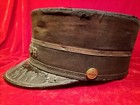 1890s A g  Meier   Co Chicago Train Conductor Hat Ann Arbor Rails 19th Century 