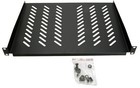 Cantilever Server Network Shelf Vented Shelves Rack Mount 19  1u Black 14  350mm