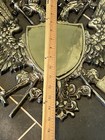 Vintage Double Eagle Coat Of Arms Japanese Wall Hanging 1006 Japan