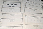 Scott Us Stamp Album Pages One-sided Bob Most Unused Very Clean