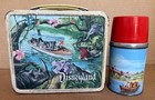 Vintage 1957 Disneyland Lunchbox   Thermos Nicer Shape  Walt Disney Tomorrowland