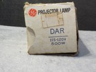 Ge Dar 500w Projector Lamp Bulb 115-120v - Open Box - Tested