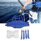Sea Boat Fishing Fighting Belt Rod Holder Shoulder Back Harness Vest Adjustable