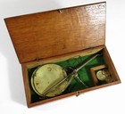Antique Doctor pharmacist veterinarian Pocket Scale With 4 Dram Weights