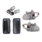 Exterior Door Handle W  Lock Cylinder For Chevrolet C1500 Gmc K1500 95-02 Front