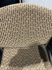 Lot Of 10 Side   Stack Chairs In Brown Multi-color Designer Fabric By Allsteel