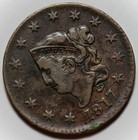 1817 Coronet Head Large Cent  n-3  - Us 1c Copper Coin
