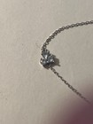 Silpada Sterling Silver Ankle Bracelet Anklet Cz Station Adjustable 925 Euc