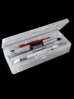 Clear Double-layer Detachable Nail Tool Storage Box For Brushes And Accessories