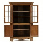 Antique American Chippendale Style Walnut Corner Cupboard