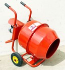 Low Wheel Barrow 4 Cubic Ft  Cement Mixer Stucco Mortar Concrete 1 2hp 120volt