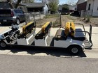      Bundle 8-seater Club Car W  Lithium   Navitas Ac W  Utility Trailer      