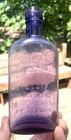 Nice Amethyst Quick Death Insecticide Bottle Philadelphia 1890 s Era L  k