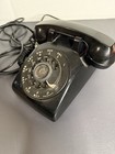 Vintage Bell System Western Electric 500 Dm Black Rotary Dial Telephone Untested