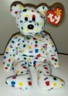 Ty Beanie Baby - Ty2k The Confetti Bear  8 5 Inch  New Mwmts Stuffed Animal Toy