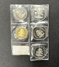 1974 Bahamas Mini Proof Set 1c 5c 10c 15c 25c   Franklin Mint