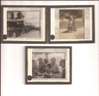 Magic Lantern Glass Slides  3  South America Family Views Antique Glass Slides