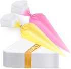 200 Pack 12 Inch Disposable Tipless Piping Bags For Royal Icing