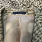 Ralph Lauren Dillard   s Men   s Blazer 42s Beige Silk Wool Houndstooth Sports Coat