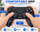 Wireless Bluetooth Game Controller Compatible With Ps4 Console Dual Vibration To