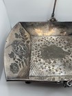 Antique Victorian Meriden Rogers Smith Silver Plate Basket Cat Cherub