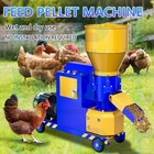 5500w 380v Feed Pellet Making Machine Feed Pelletizer Machine For Animal Feeds