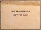 Vintage 1980s Guild Theatres New York City Nyc Admission Ticket