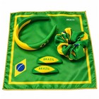 Brazil Flag Women 4-piece Hair Accessory Set Brazil Flag
