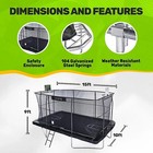 Jumpking 10  X 15  Rectangle Trampoline With Basketball Hoop