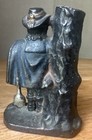 Antique Cast Iron Captain Kidd Still Coin Bank 1901 Piggy Bank Penny  