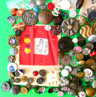 Lot O 200 Antique Vintage Buttons All Material 1890-1980   Arita As Is Lady Bugs
