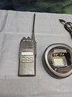Motorola Ht1250 403-470 Mhz Uhf Two Way Radio W Charger Aah25rdf9aa5an