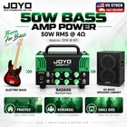Joyo Badass Bantamp Bass 50w Hybrid Tube Amp Head Bluetooth Compressor
