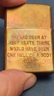 Vintage 1970-1971 Rare Vietnam War Trench Zippo Lighter Duc Co  mickey Mouse 