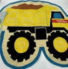 Tonka Truck Rug Kids Diecut Bedroom Playroom Nursery Yellow 44 X 38