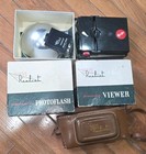 Two 2  Vintage D white F2 8 35mm Stero Realists Cameras Photoflash Viewer X-lens