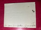Antique Christmas Greetings Best Wishes For New Year Grandfather    Grandmother