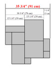 Concrete Grand Ashlar Slate Stamps Sm 3300  36  X 36 
