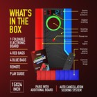 Electronic Cornhole Board Set With Remote  Cancellation Scoring System