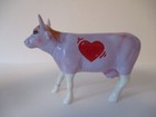 Cow Parade Figurine Dating Cow  9161 New York 2000 In Box Hearts Love     